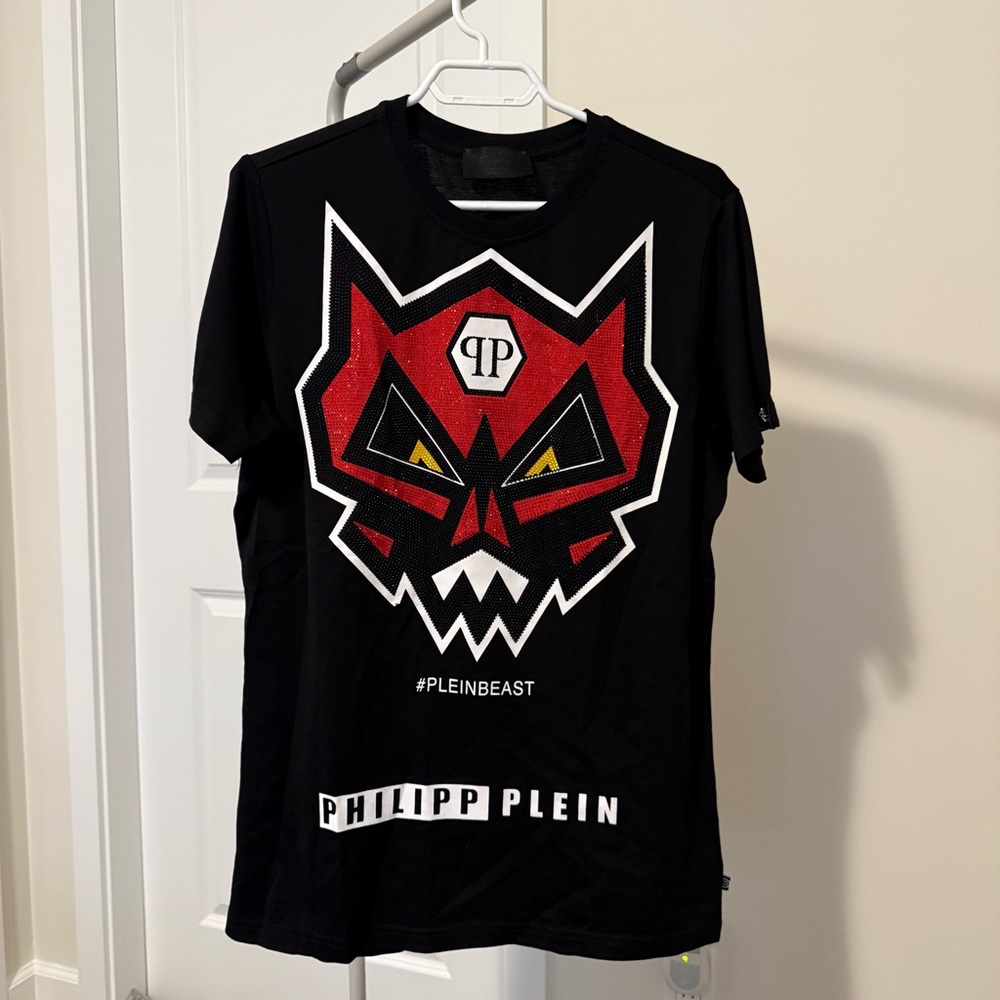Philipp Plein Black Graphic T-Shirt